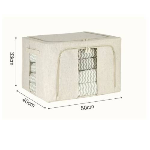 Cutie depozitare pliabila Alba 66L, doua ferestre