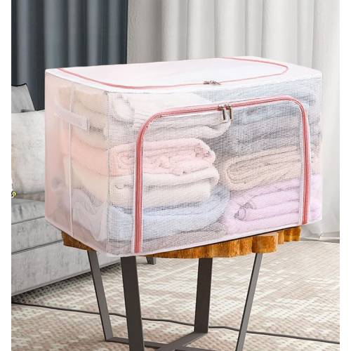 Cutie depozitare pliabila transparenta 66L, o fereastra Cutie depozitare pliabila transparenta 66L, o fereastra