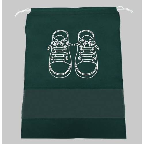 Sac depozitare incaltaminte, 27x36cm Verde