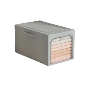 Cutie depozitare pliabila Albastru Fumuriu, 31L