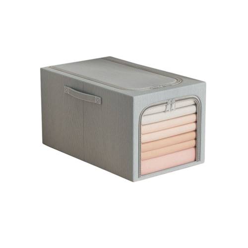 Cutie depozitare pliabila, Albastru Fumuriu, 49L