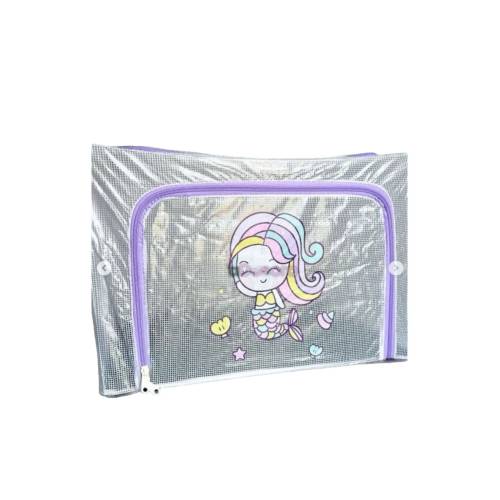 Cutie depozitare pliabila transparenta model Sirena, 66L