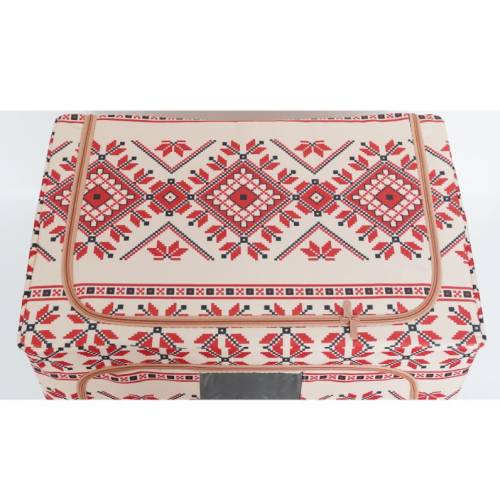 Cutie depozitare pliabila 100L, Motiv traditional, o fereastra