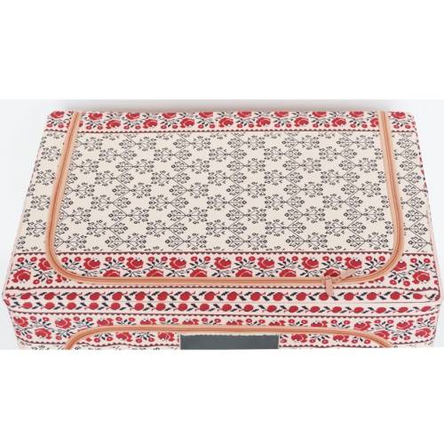 Cutie depozitare pliabila 100L, Motiv traditional, o fereastra