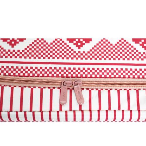 Cutie depozitare 100L cu fermoar, Motiv traditional, o fereastra