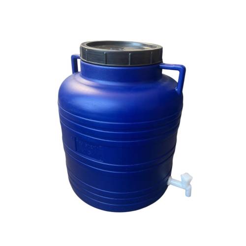 Butoi/Bidon cu filet si robinet, plastic alimentar, 60L Butoi/Bidon cu filet si robinet, plastic alimentar, 60L