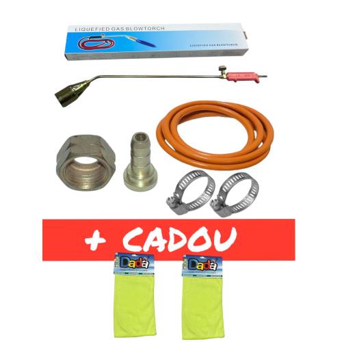 Set complet Arzator porc cu accesorii + 2 Lavete Dada cadou