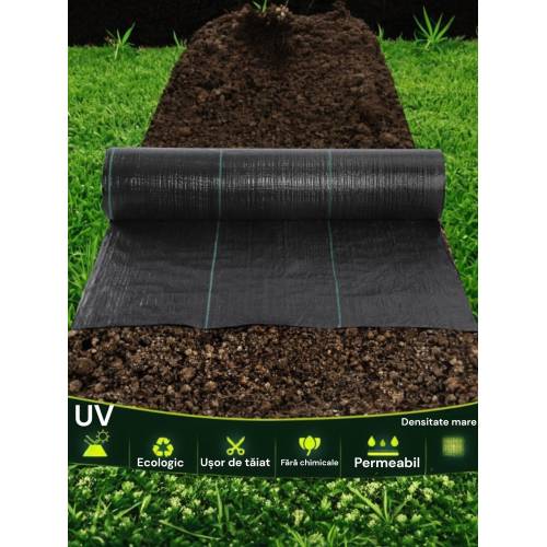 Agrotextil Antiburuieni 90g/mp, 3.1 m x 60 m Agrotextil Antiburuieni 90g/mp, 3.1 m x 60 m