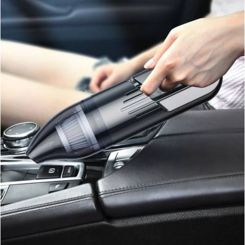 Aspirator portabil pentru casa si masina incarcare Wireless 120W, Negru