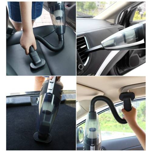 Aspirator portabil de mana pentru casa si masina 120W, Priza, Negru Aspirator portabil de mana pentru casa si masina 120W, Priza, Negru