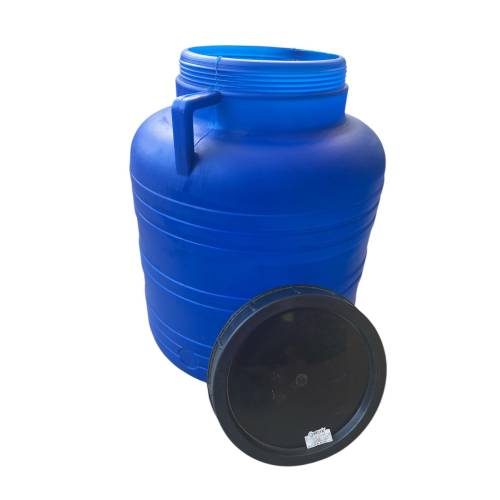 Butoi/Bidon cu filet gura mare din plastic alimentar, 80L Butoi/Bidon cu filet gura mare din plastic alimentar, 80L