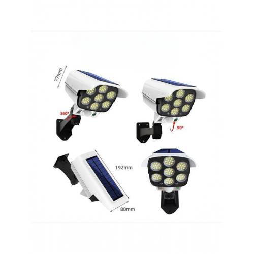 Camera de supraveghere falsa cu senzor de miscare, incarcare solara