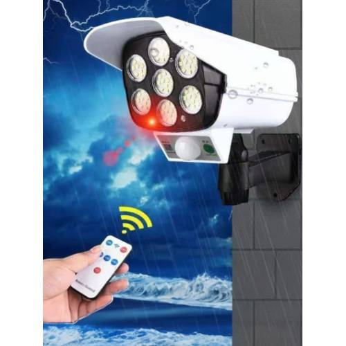 Camera de supraveghere falsa cu senzor de miscare, incarcare solara