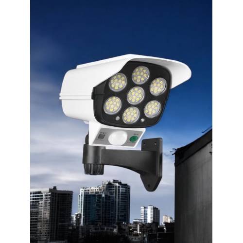 Camera de supraveghere falsa cu senzor de miscare, incarcare solara