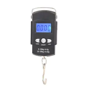 Cantar portabil de mana digital cu carlig