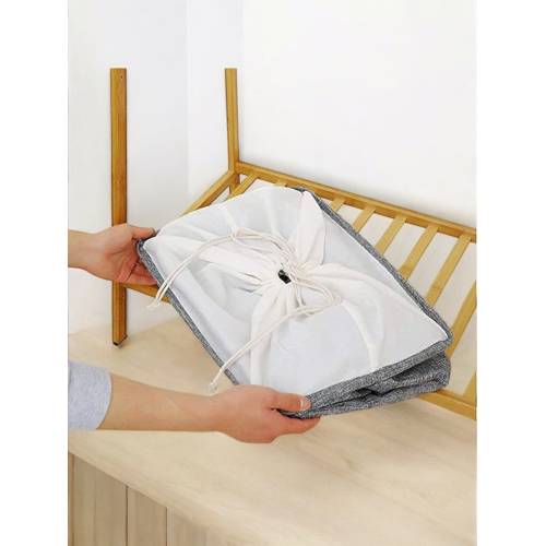 Cos de rufe pliabil Roz cu imprimeu, 72L