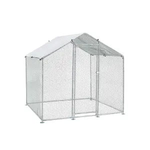 Cotet, tarc pasari otel galvanizat 2x2x2m