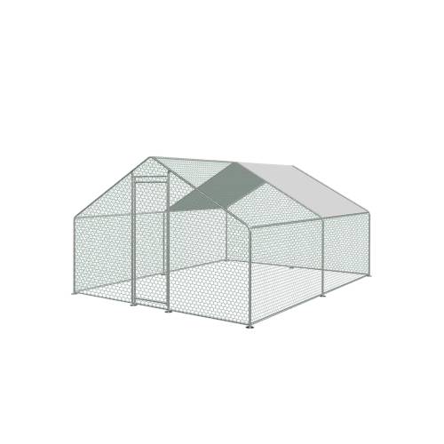 Cotet, tarc pasari otel galvanizat 3x4x2m Cotet, tarc pasari otel galvanizat 3x4x2m