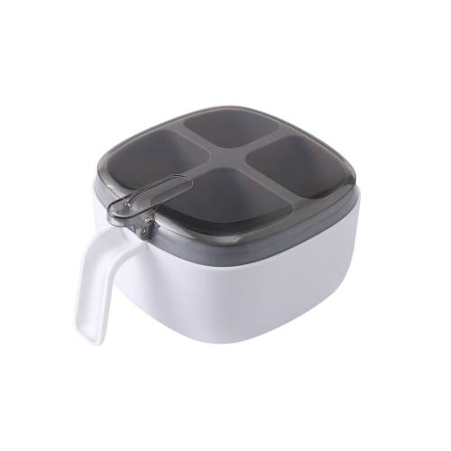 Cutie alimente plastic 4 compartimente Alb Cutie alimente plastic 4 compartimente Alb
