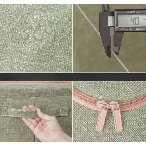 Cutie depozitare pliabila 24L Verde, o fereastra