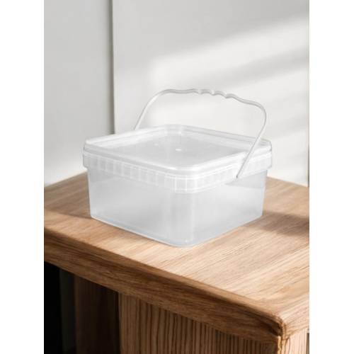 Galeata sigilabila patrata 5L, set 10 buc Galeata sigilabila patrata 5L, set 10 buc