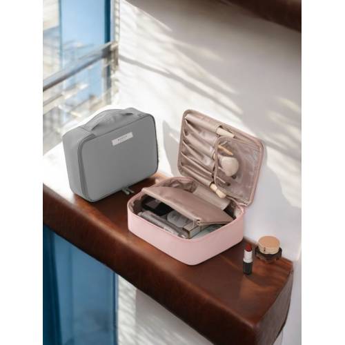 Geanta de calatorie pentru cosmetice 2 in 1 Gri Geanta de calatorie pentru cosmetice 2 in 1 Gri