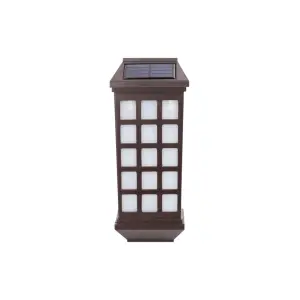 Lampa solara de perete tip Felinar 23x9cm, Alb rece