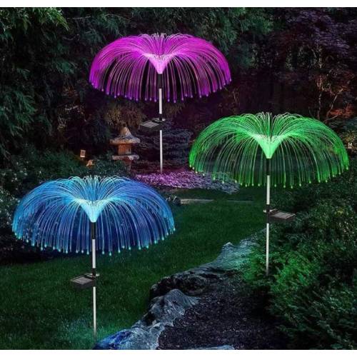 Lampa solara gradina, decoratiune Meduza 90cm