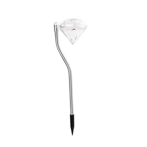 Lampa solara tip diamant 30cm, Multicolor