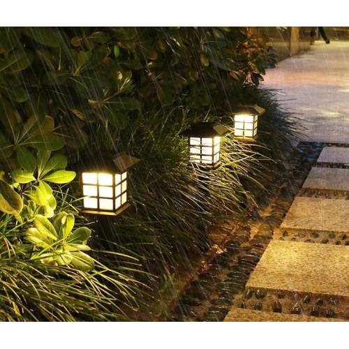 Lampa solara tip Felinar, Alb cald