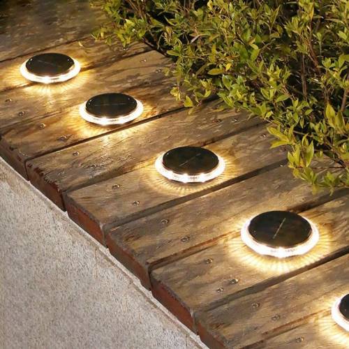 Lampa solara tip spot, Alb cald