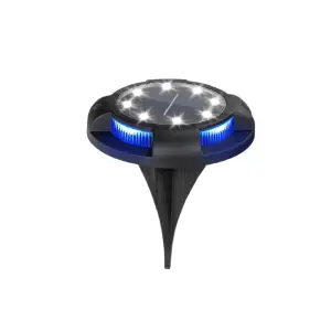 Lampa solara tip spot Multicolor, Alb rece