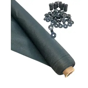 Plasa 1.5m x 100m, umbrire 95% + 50 clipsuri gratis