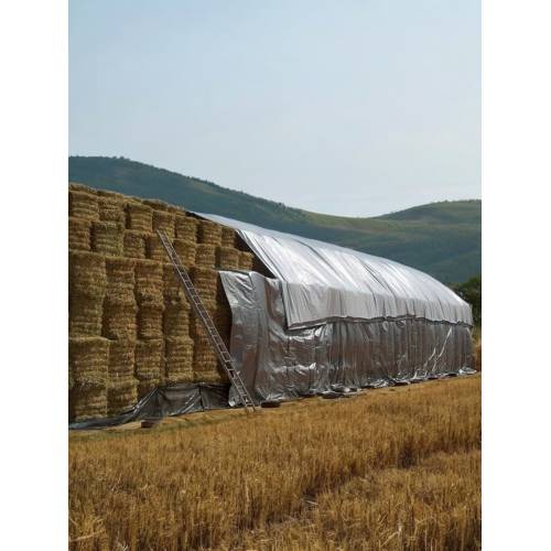 Prelata impermeabila Gri calitate premium 225g/mp, 5x10m Prelata impermeabila Gri calitate premium 225g/mp, 5x10m