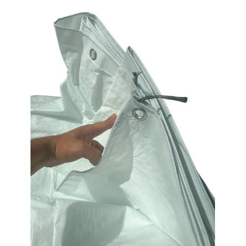 Prelata impermeabila Alba, calitate premium 5x6M, 185g/mp