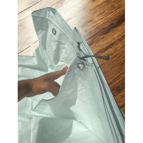 Prelata impermeabila Alba, calitate premium 5x6M, 185g/mp