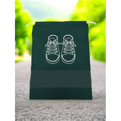 Sac depozitare incaltaminte, 27x36cm Verde