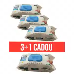 Servetele umede DeepFresh cu Bicarbonat si otet, set 3+1 cadou 