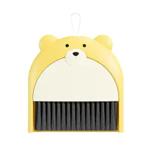 Set matura si faras pentru birou, model ursulet, Galben