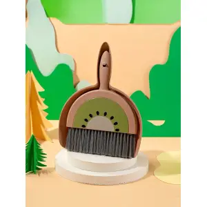 Set mini matura si faras pentru uz casnic, model kiwi, maro-verde