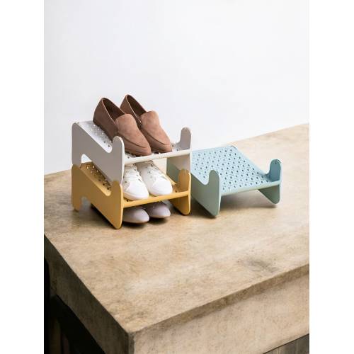 Suport pantofi antiderapant, Alb