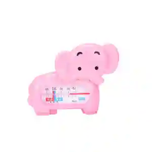 Termometru pentru baie plutitor model Elefant, Roz