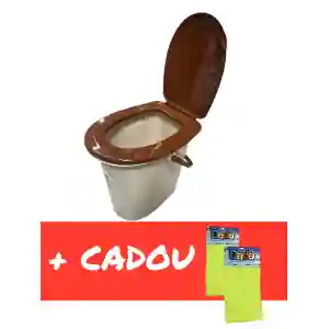 Toaleta portabila, galeata WC din plastic 24 L + 2 lavete Dada cadou