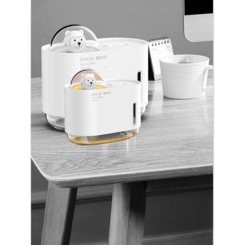 Umidificator 300ml model urs spatial, Alb