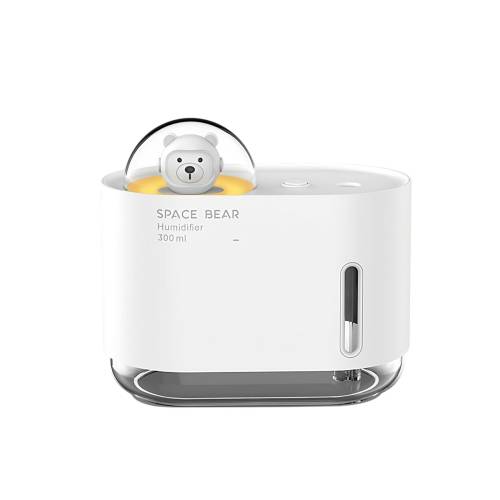 Umidificator 300ml model urs spatial, Alb