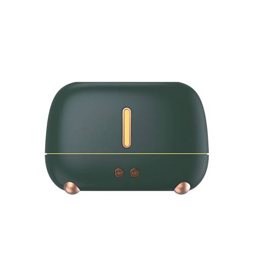 Umidificator cu aromaterapie efect flacara 250ml, Verde Umidificator cu aromaterapie efect flacara 250ml, Verde