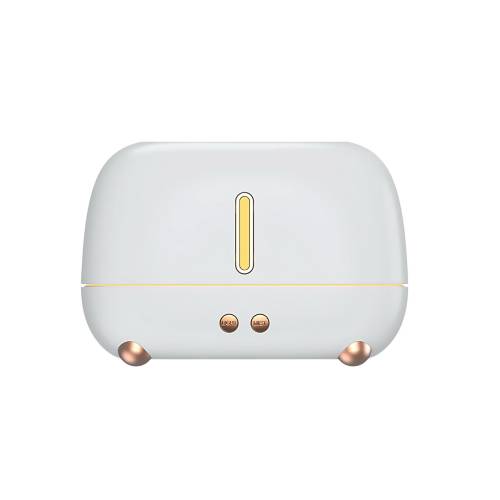 Umidificator cu aromaterapie efect flacara 250ml, Alb Umidificator cu aromaterapie efect flacara 250ml, Alb