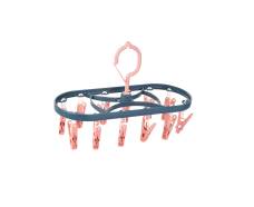 12 carlige - Roz/ Albastru