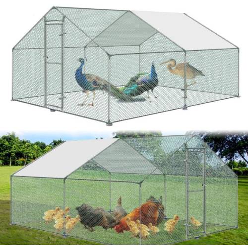 Cotet, tarc pasari otel galvanizat 3x4x2m Cotet, tarc pasari otel galvanizat 3x4x2m