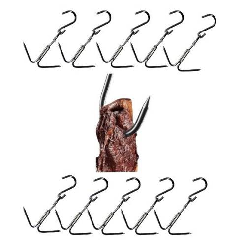 Carlig macelarie dublu otel 21cm, otel Carlig macelarie dublu otel 21cm, otel